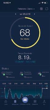 Maximizadores da Qualidade do Descanso Monitor de Sono SLEEPDOCTOR O SLEEPDOCTOR é um APP que, juntamente com um acessório que é colocado sobre qualquer Colchão, monitora diversos