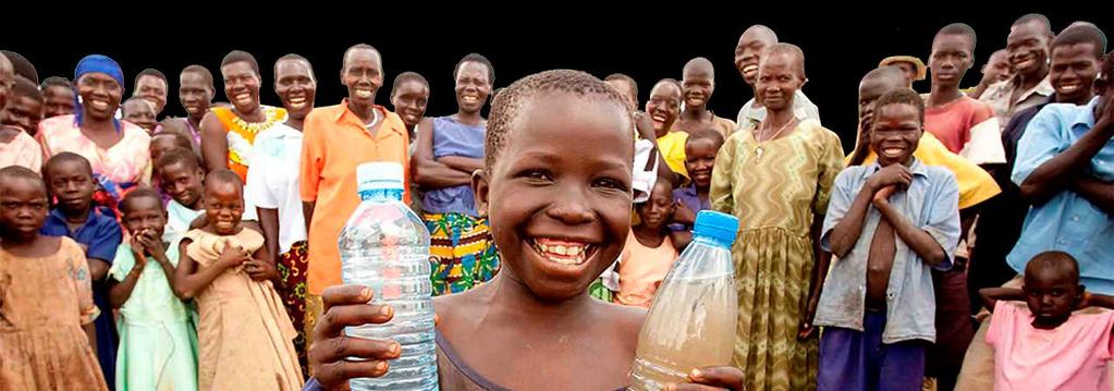 positivamente milhões de vidas em todo o mundo, por meio do acesso à água