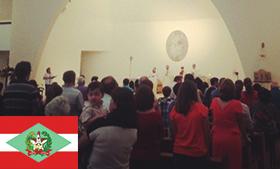 O Novo Conselho Estadual de Santa Catarina participou de uma Missa de Posse, no último sábado (07), em Brusque/SC.