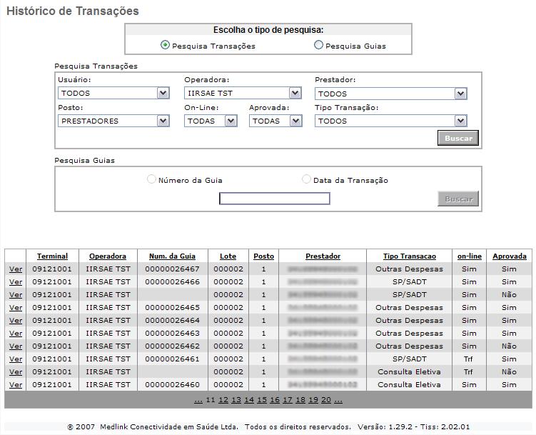 IMPRESSÃO DE CONTINGÊNCIAS TRANSFERIDAS Pr imprimir o oleto d ontingêni trnsferid, seleione opção Histório e nlise os itens d olun On-Line que preç plvr Trf. Ests são s ontingênis trnsferids.