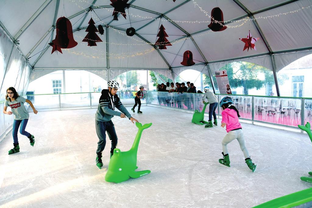 PISTA DE GELO NATURAL SOLIDÁRIA Até 6 de janeiro de 2019 Horário: De segunda a sexta-feira 14h00 às