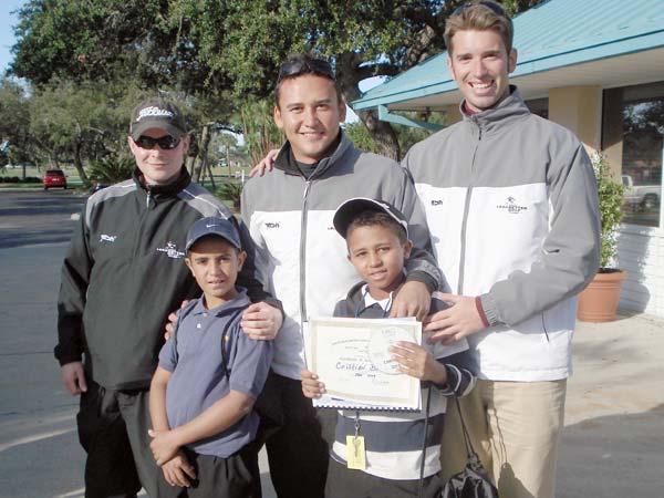 2. David Leadbetter Anderson Nunes e Cristian Barcelos participaram do programa de treinamento na David Leadbetter Golf Academy, localizada na IMG Academies, na Flórida.