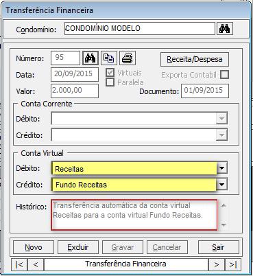 k) A transferência autmática da baixa d lançament de cntas a receber também pderá ser identificada acessand menu Editar > Transferências > Transferências.