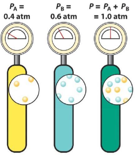 Lei de Dalton Mistura de Gases Assumindo comportamento