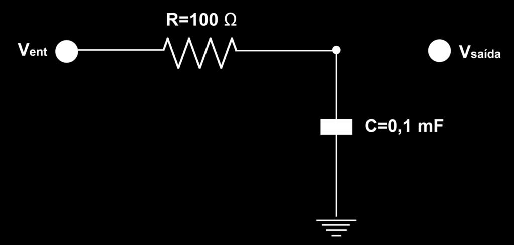 224 Engenharia de sistemas de potência Exemplo 7.5 Determine a frequência crítica para o filtro RC passa-baixas mostrado na figura 7.15. Figura 7.