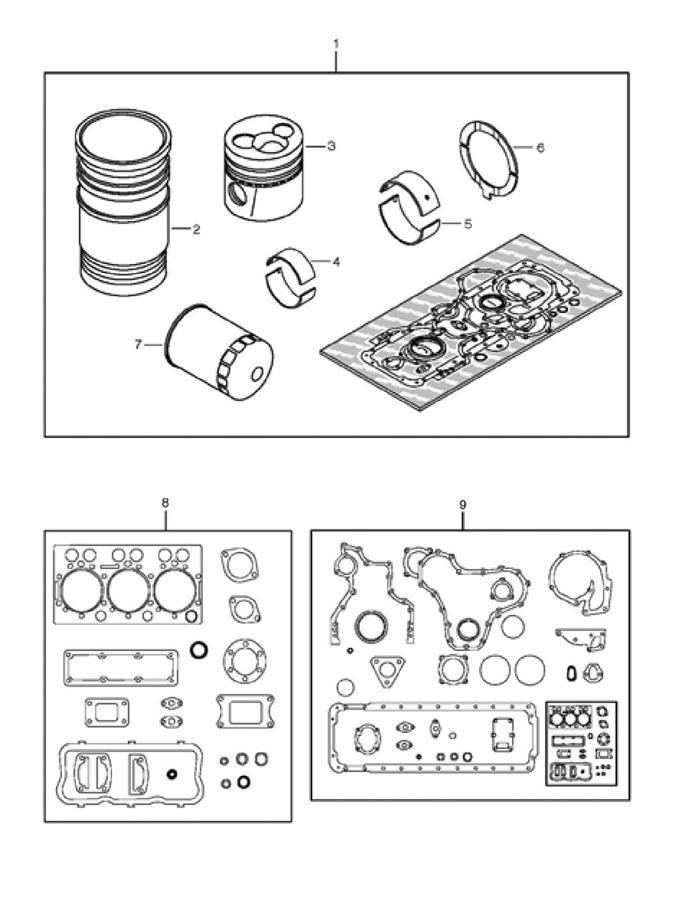 JOGO DE REPARO DO MOTOR 28-01 BT190 5 836840981 Bronzina principal 1,50mm 7 88,485-88,520 mm 0,00 6 836840945 Arruela de encosto 1 STD 0,00 6 836840982 Anel de encosto 0,10mm 1 0,20 mm 0,00 6