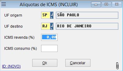 acesse a guia de cadastros e acione a tela de