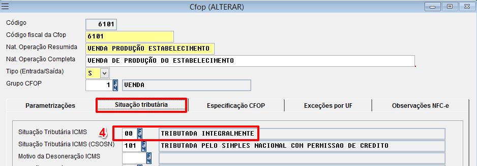 deve ser Não contribuinte ; 4- No cadastro do CFOP o ICMS deve ser tributável; 5- Alíquota de "ICMS consumo"