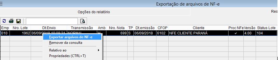 sua preferência de consulta e clique em prosseguir ; Acione na grade