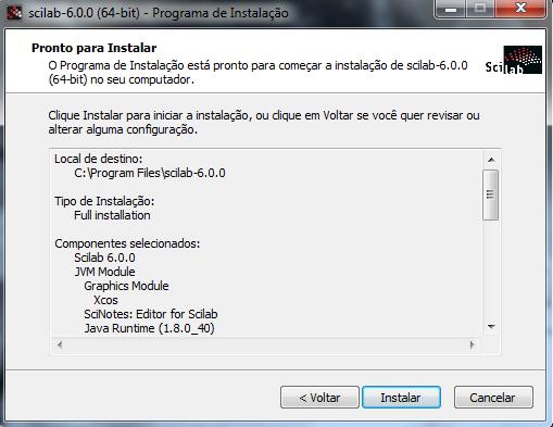 6. Clique em instalar.