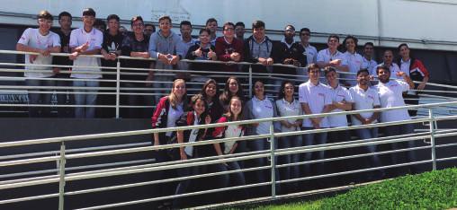 KENNAMETAL Os alunos do curso Técnico em Mecatrônica (MSESI2) visitaram a empresa americana Kennametal do Brasil, no dia 4 de