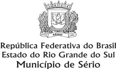 Município de Sério/RS Leilão nº 001/2018 Tipo de julgamento: maior lance Realização: 27 /04/2018 10:00 horas Este documento esteve afixado no Quadro Mural no período de: /04/2018 a /04/2018 Sadir