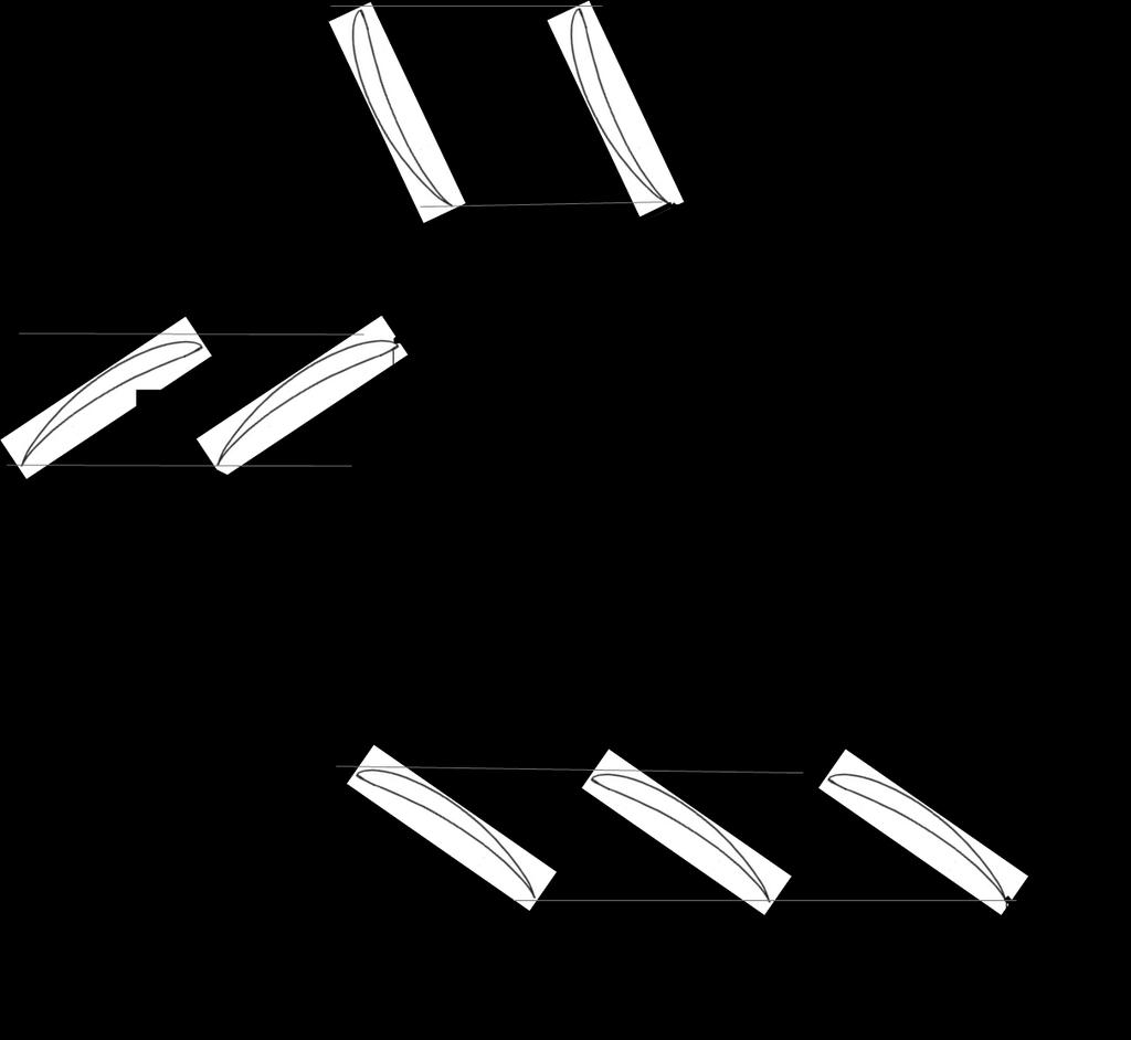 16 Figura 2.6 Componentes circunferencial e axial das velocidades num estágio. Com base nos diagramas de velocidade, é possivel obter o torque dado por: = m ( r V rv 1), (2.
