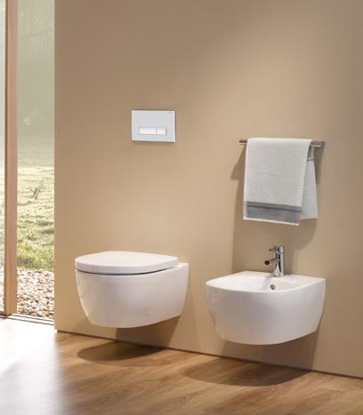 A série para casas de banho Geberit Xeno 2 é sinónimo de design minimalista.