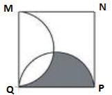 Reta Tangente: Reta e circunferência possuem apenas um ponto em comum (d OP = R) EXERCÍCIOS COMENTADOS 1.(SEEDUC-RJ Professor CEPERJ/2015) O quadrado MNPQ abaixo tem lado igual a 12cm.