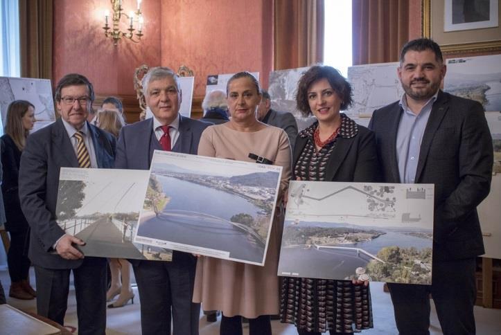 Selecionados três projetos para a 2ª fase do Concurso Internacional de Ideias da ponte pedonal transfronteiriça Álvaro Siza e Jorge Amorín Nunes, Francisco