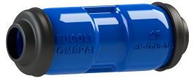 exterior: tinta epóxica potável 250µm de acordo com o RAL-GZ662 (GSK) União de bocas para tubo PE Ref. 10.