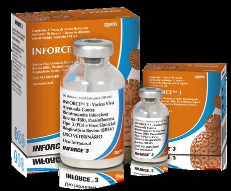 Composição: Contém vírus da Rinotraqueíte Infecciosa Bovina, cepa RLB 106 (amostra termossensível); vírus da Parainfluenza Bovina tipo 3, cepa RLB 103 (amostra termossensível); e vírus Sincicial