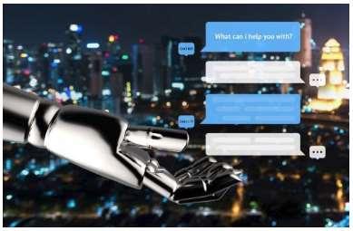 Inteligência Artificial: Chatbots Chatbots são softwares escritos para participar de interações com humanos ou com outros chatbots através de meios como texto a/ou áudio Fonte:
