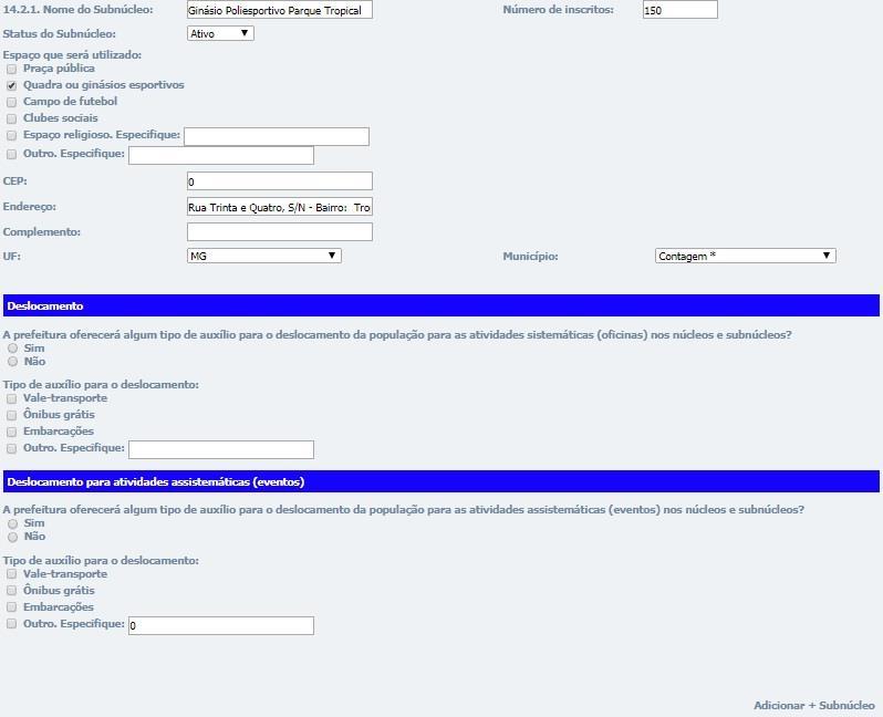 Alteração de PPNs MIMBOÉ SICAPP Jul/2014 2019 Login Cadastro na Plataforma do Projeto Técnico SNELIS Pedagógico do Convênio - PELC e Vida