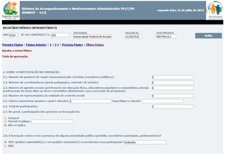 Alteração de PPNs MIMBOÉ SICAPP Jul/2014 2019 Login Cadastro na Plataforma do RelatórioSNELIS do Mód. Introd.