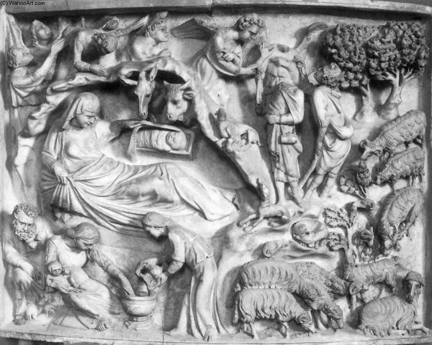 38 Figura14:ANatividadedeGiovanniPisano ANatividade,detalhedopúlpitodemármore,1302O10d.C. Catedralde Pisa.