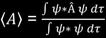 Postulados da química quântica 3) Valores específicos de alguns observáveis podem não ser acessíveis de todas as funções de onda,