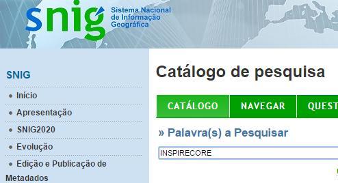 Procedimentos monitorização INSPIRE 2017 O harvesting do SNIG para o