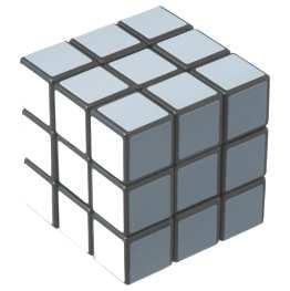 QUESTÃO 1 1,0 2,0 O cubo de Rubik, também conhecido no Brasil como cubo mágico, é um quebra-cabeça inventado pelo húngaro Ernö Rubik, em 1974. Em cada face, existem nove quadradinhos coloridos.
