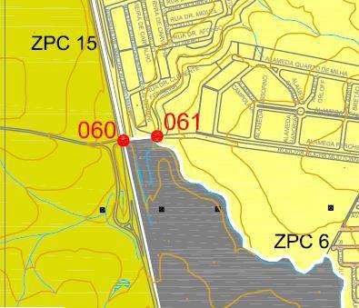 FIGURA 4 MAPA DE ZONEAMENTO 4. CARACTERIZAÇÃO DA PROPRIEDADE 4.1 DESCRIÇÃO DO TERRENO Os lotes em estudo possuem as seguintes características: Matrícula nº 45.