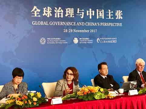 RELAÇÕES INSTITUCIONAIS E PARCEIROS DA SEGIB Fórum Internacional Imperial Springs 2017: Reformando a governação global e a perspetiva da China, 28 e 29 de novembro de 2017, Guangzhou, China.