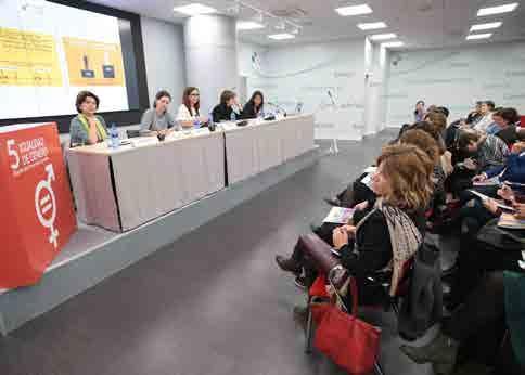 O progresso das mulheres na América Latina e no Caribe 2017. Transformar as economias para realizar os direitos, organizado pela ONU- Mulheres e SEGIB no dia 17 de novembro de 2017, em Madrid.