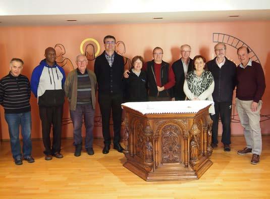 28 de enero - 01 de febrero: encontro do Comitê da Missão na Casa Geral Ir. Luis Carlos Gutiérrez, Vigário Geral; Ir. Ben Consigli, Conselheiro Geral; Ir. Libardo Garzón, Ecônomo Geral; Ir.