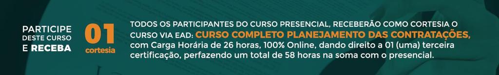 Opção de hospedagem Entrar em contato com a Central de Relacionamento JML: 41. 3595.9999 Investimento PLANO INDIVIDUAL R$ 3.980,00 (três mil, novecentos e oitenta reais), valor para não assinante.