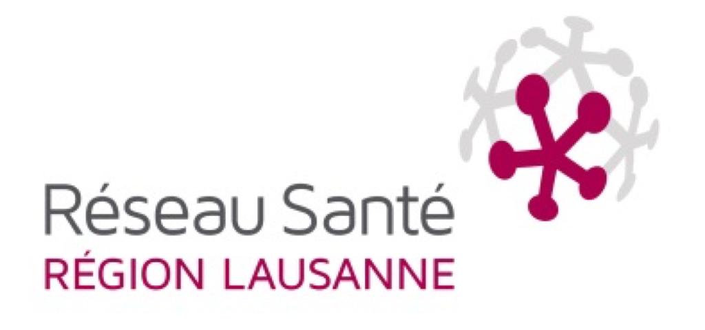 A REDE DE SAÚDE DA REGIÃO DE LAUSANNE SÍNTESE Uma mesa rednda de prfissinais de saúde reginais, intervenções sb gestã "neutra Hspitais e clínicas (5), Equipas de Cuidads a dmicíli (22), Médics (744),