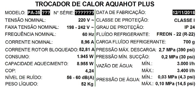 encontra na base de seu equipamento.