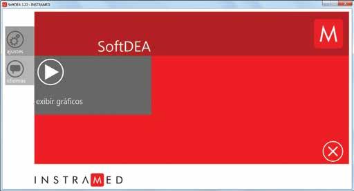 Operando o SoftDEA Tela inicial 6 1 1 - Botão de exibição dos gráficos