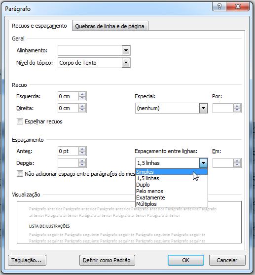 DICA: Sugere-se que as imagens do trabalho (A4)