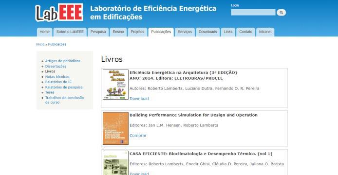 em edificações. http://www.fau.usp.br/pesquisa/laboratorios/labaut/conforto/index.html 7.2.14.