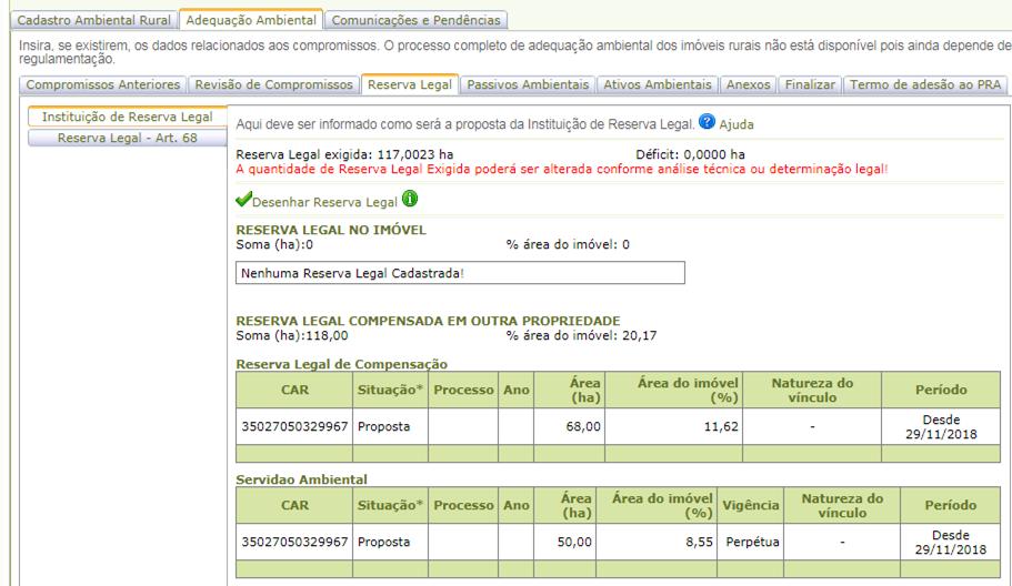 e Adequação Ambiental de imóveis rurais 5 Figura 3 Compensação de Reserva Legal em outro imóvel através de Reserva Legal de Compensação e Servidão Ambiental As áreas inseridas em UC estaduais