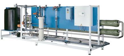 ELECTROEZIONIZAÇÃO ÁGUA ULTRAPURA Sistemas para água ultrapura UP (300 Lt/h 2200 Lt/h) Substitui as tradicionais unidades de desmineralização