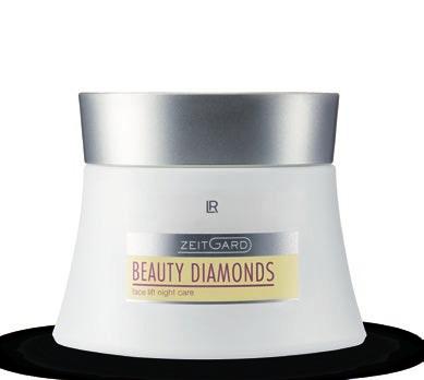 Noite Beauty Diamonds Creme anti-rugas Com valiosos óleos e substâncias ativas especiais anti-rugas Ajuda a reduzir as rugas*