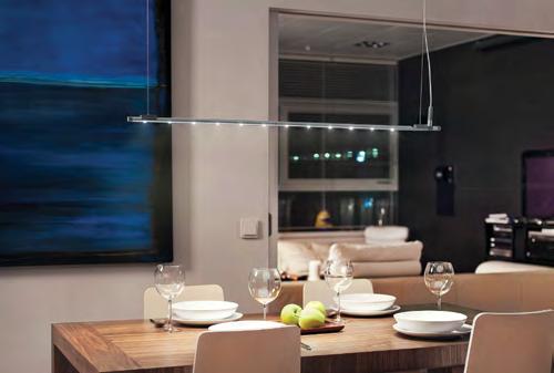 s Luminárias POWERstixx Luminária modular que possui luz direcionável, ideal para iluminação de interiores em residência, podendo ser aplicada na vertical ou horizontal.