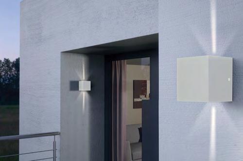 FIX Arandela disponível em duas versões: quadrada e cilíndrica, ideal para iluminação redores, salas, quartos, halls, closets e paredes texturizadas. 0 Fig. Fig. 2 FIX quadrada (Fig.