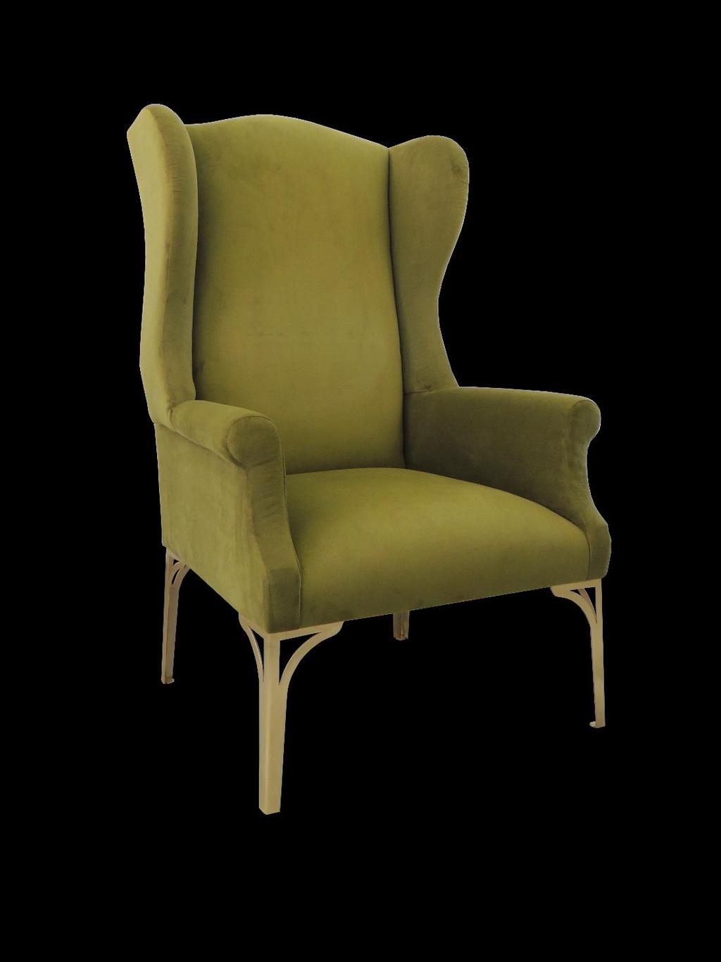 REF CA1011 Cadeirão Armchair A 120cm L 80cm P 75cm Cadeirão