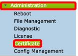 Controle Certificados no roteador do RV34x Series Objetivo Um certificado digital certifica a posse de uma chave pública pelo assunto Nomeado do certificado.