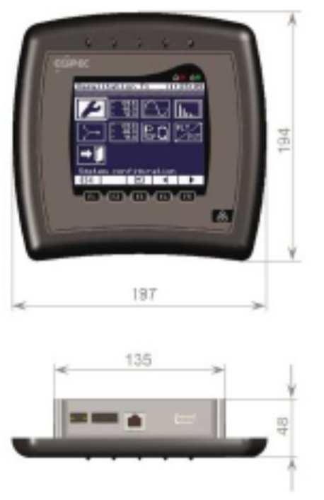 Como a conexão é em TCP/IP, um display pode ler vários transdutores e um transdutor pode enviar informações a vários displays.