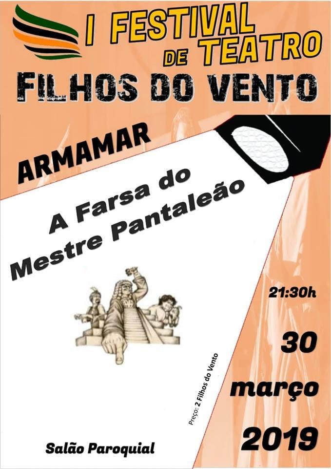 Dia 30 I Festival de Teatro A Farsa do Mestre Pantaleão pelo Grupo