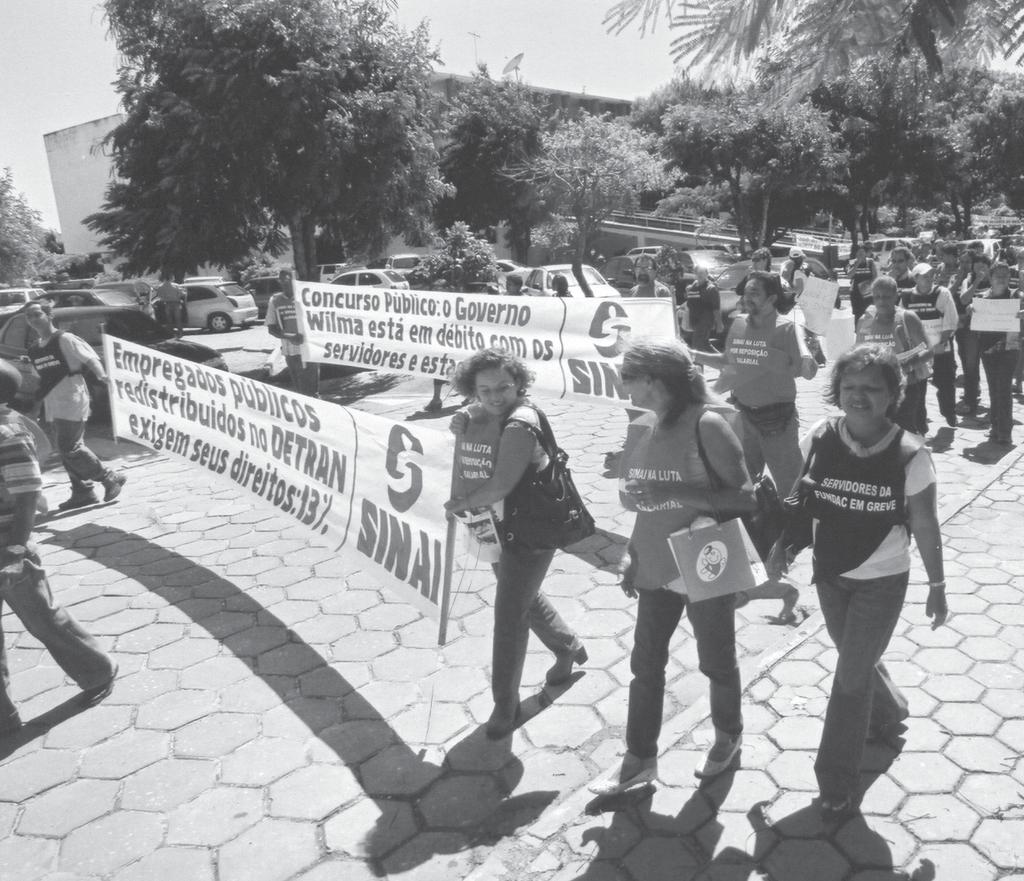 3 Conquistas Diretora da Fundac assina Termo de Compromisso que contempla as reivindicações Plano de carreira, pagamento dos salários descontados e gratificações fazem parte do acordo firmado Foto: