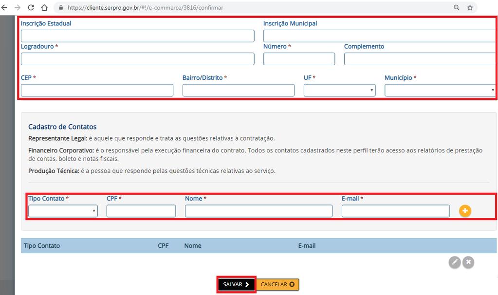 ou A3) da empresa será exigido): 16.